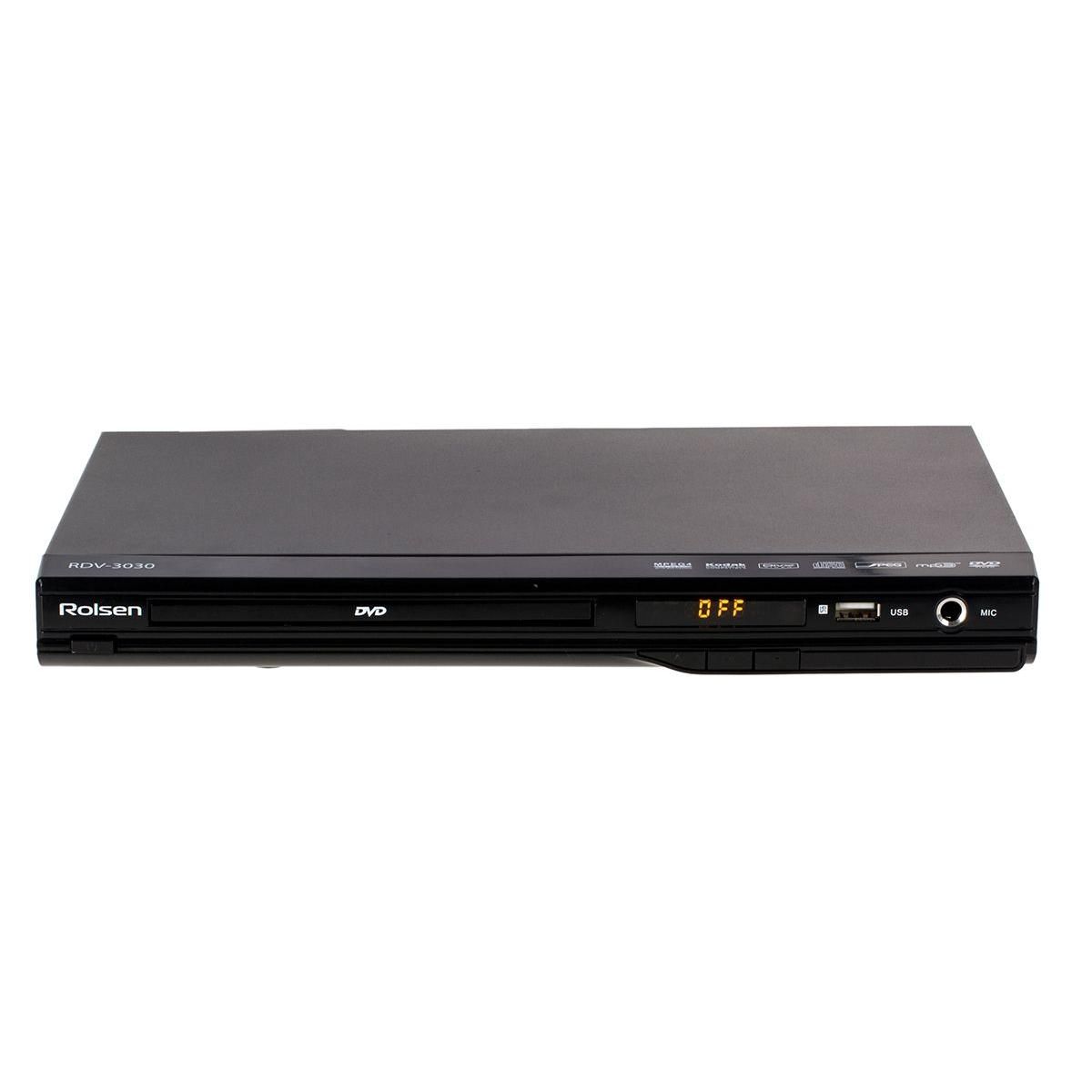 Проигрыватель DVD Rolsen RDV-3030 купить недорого в каталоге интернет  магазина Домотехника Фото отзывы обзоры описание Владивосток