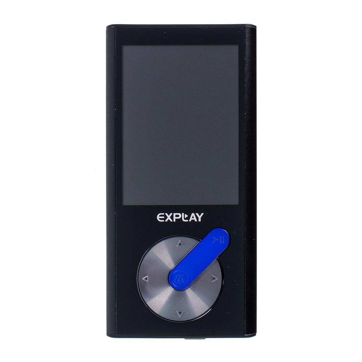 MP3 плеер Explay M24 8Gb черн/голуб купить недорого в каталоге интернет  магазина Домотехника Фото отзывы обзоры описание Владивосток