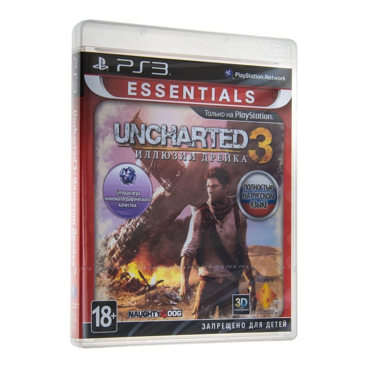 Игра PS3 Uncharted 3. Иллюзии Дрейка. Essentials купить недорого в каталоге  интернет магазина Домотехника Фото отзывы обзоры описание Владивосток