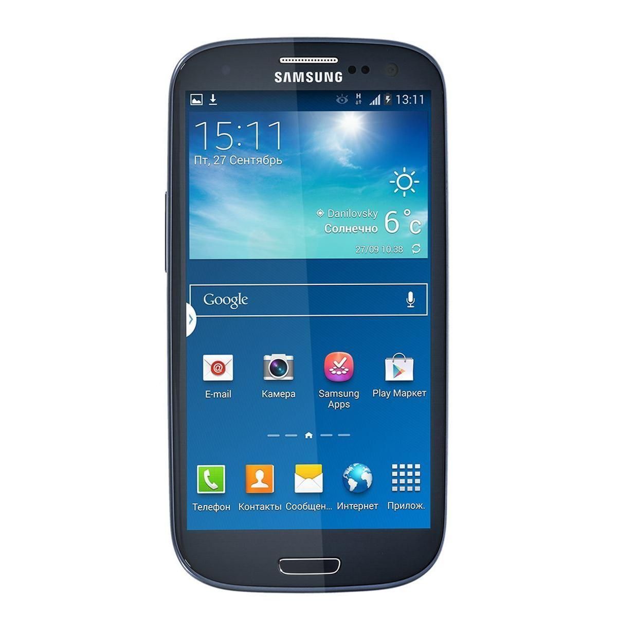 Смартфон Samsung I9300i Galaxy SIII Duos Blue купить недорого в каталоге  интернет магазина Домотехника Фото отзывы обзоры описание Владивосток