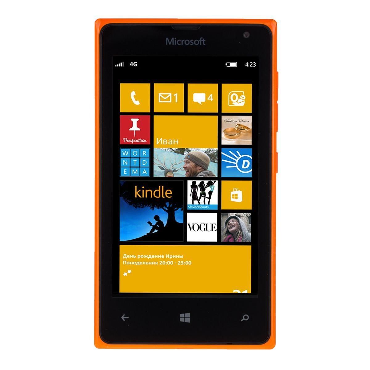 Смартфон Microsoft Lumia 532 DS Orange купить недорого в каталоге интернет  магазина Домотехника Фото отзывы обзоры описание Владивосток