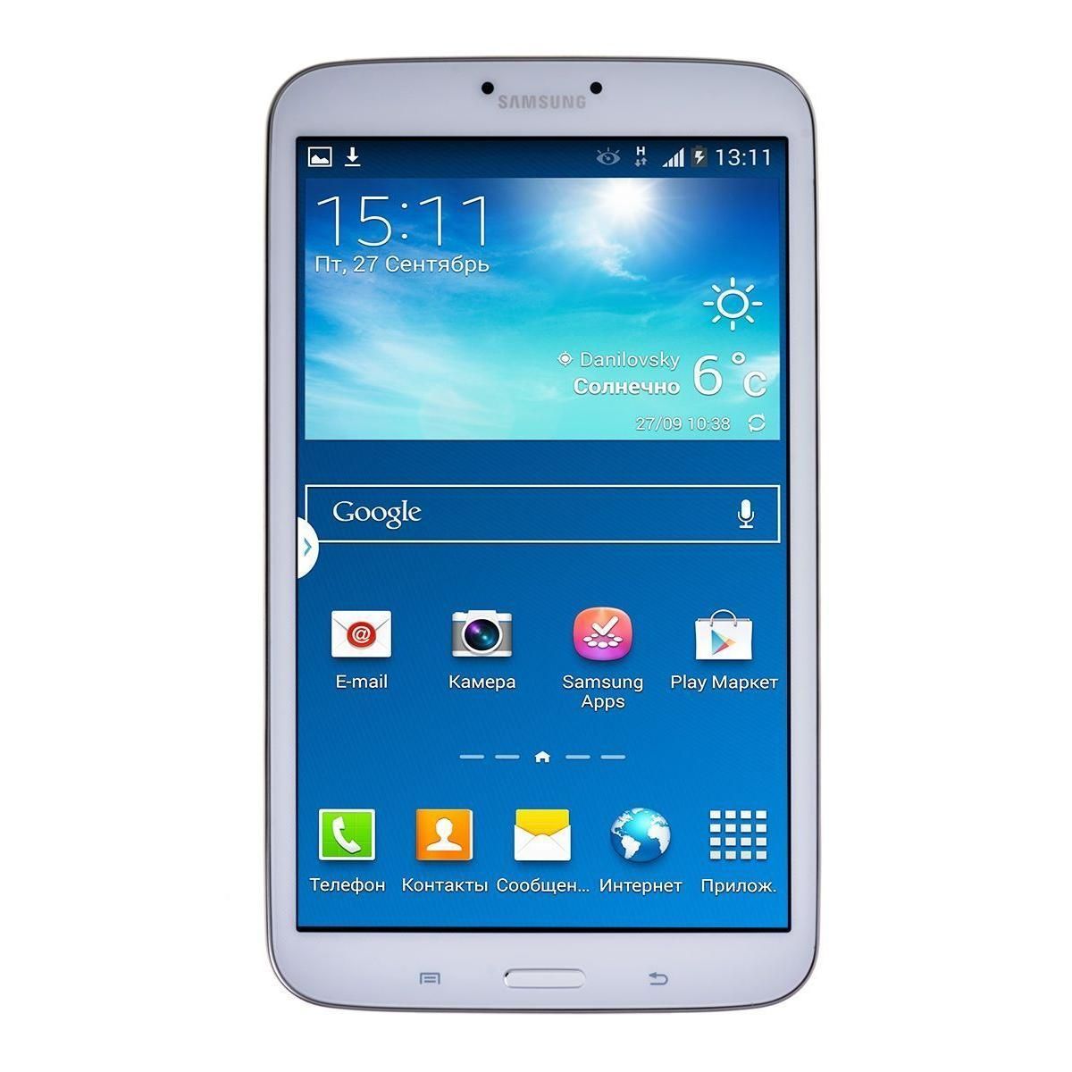 Планшет SAMSUNG Tab 3 SM-T3100 16Gb White Купить Недорого В.