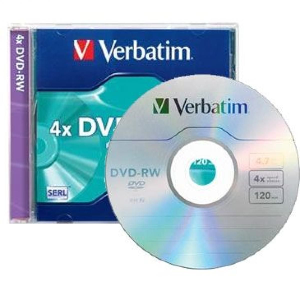 Диск Verbatim DVD-RW 4.7Gb 4x купить недорого в каталоге интернет магазина  Домотехника Фото отзывы обзоры описание Владивосток