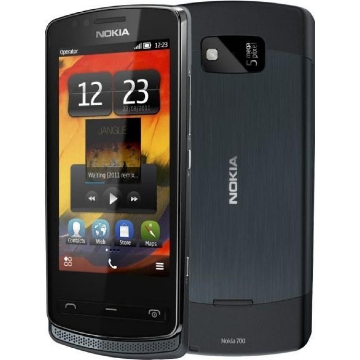 Телефон мобильный Nokia 700 Grey купить недорого в каталоге интернет  магазина Домотехника Фото отзывы обзоры описание Владивосток