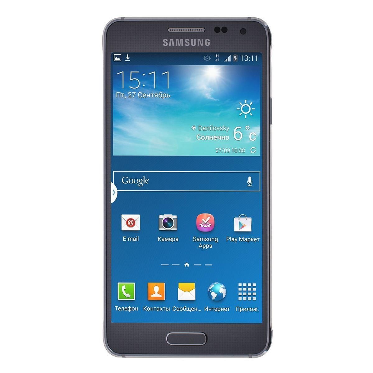 Samsung G850F Galaxy Alpha Chrome Silver