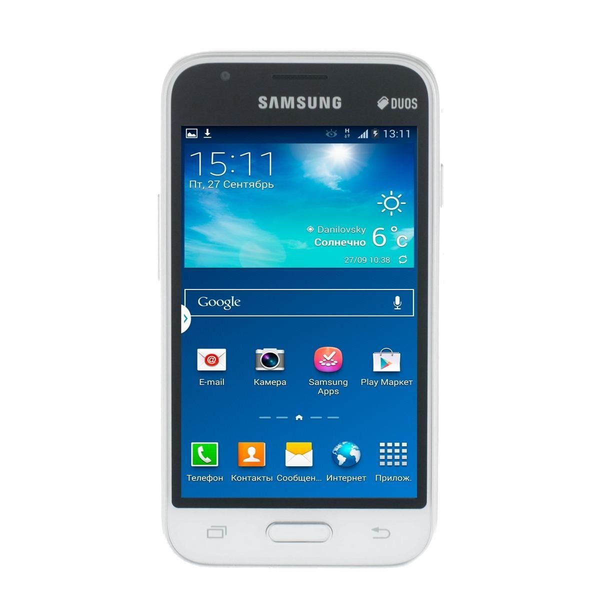 Смартфон Samsung Galaxy J1 mini SM-J105H White купить недорого в каталоге интернет магазина Домотехника Фото отзывы обзоры описание Владивосток