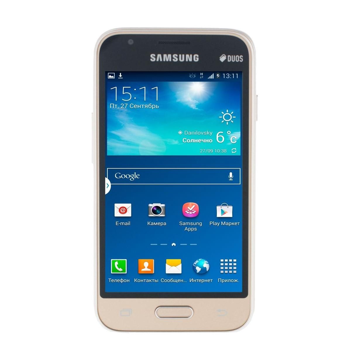 Смартфон Samsung Galaxy J1 mini SM-J105H Gold купить недорого в каталоге  интернет магазина Домотехника Фото отзывы обзоры описание Владивосток