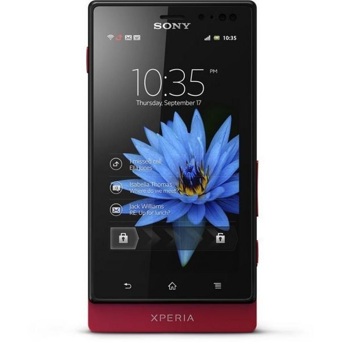 Смартфон Sony MT27i Xperia Sola Red купить недорого в каталоге интернет  магазина Домотехника Фото отзывы обзоры описание Владивосток