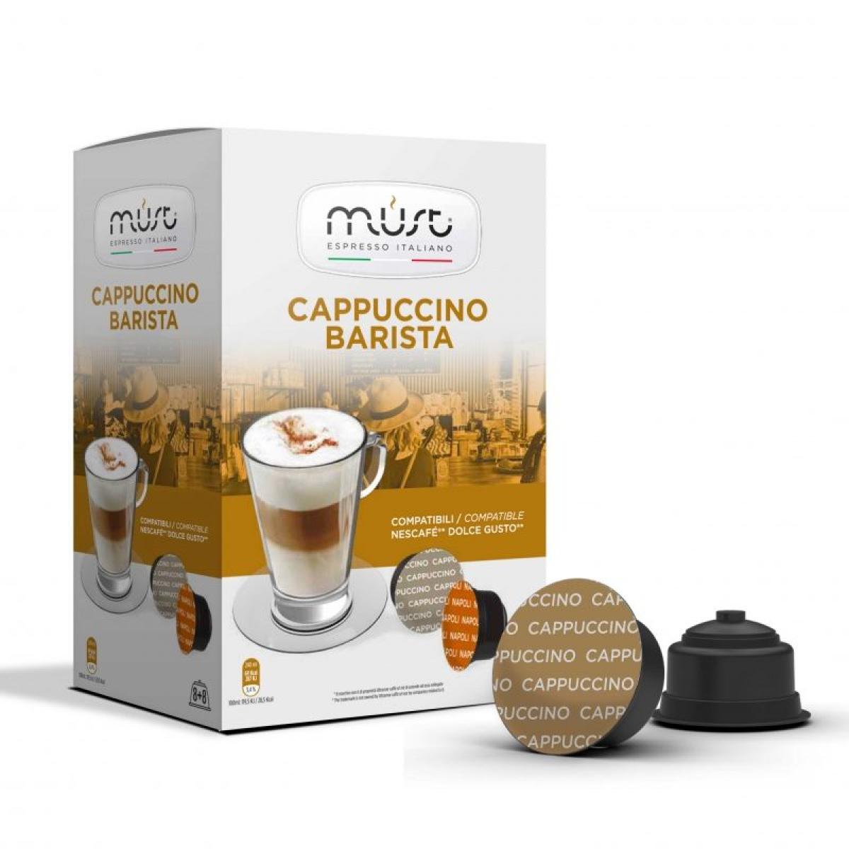 Капсулы Must Dolce Gusto Cappuccino Barista 16шт купить недорого в каталоге  интернет магазина Домотехника Фото отзывы обзоры описание Владивосток