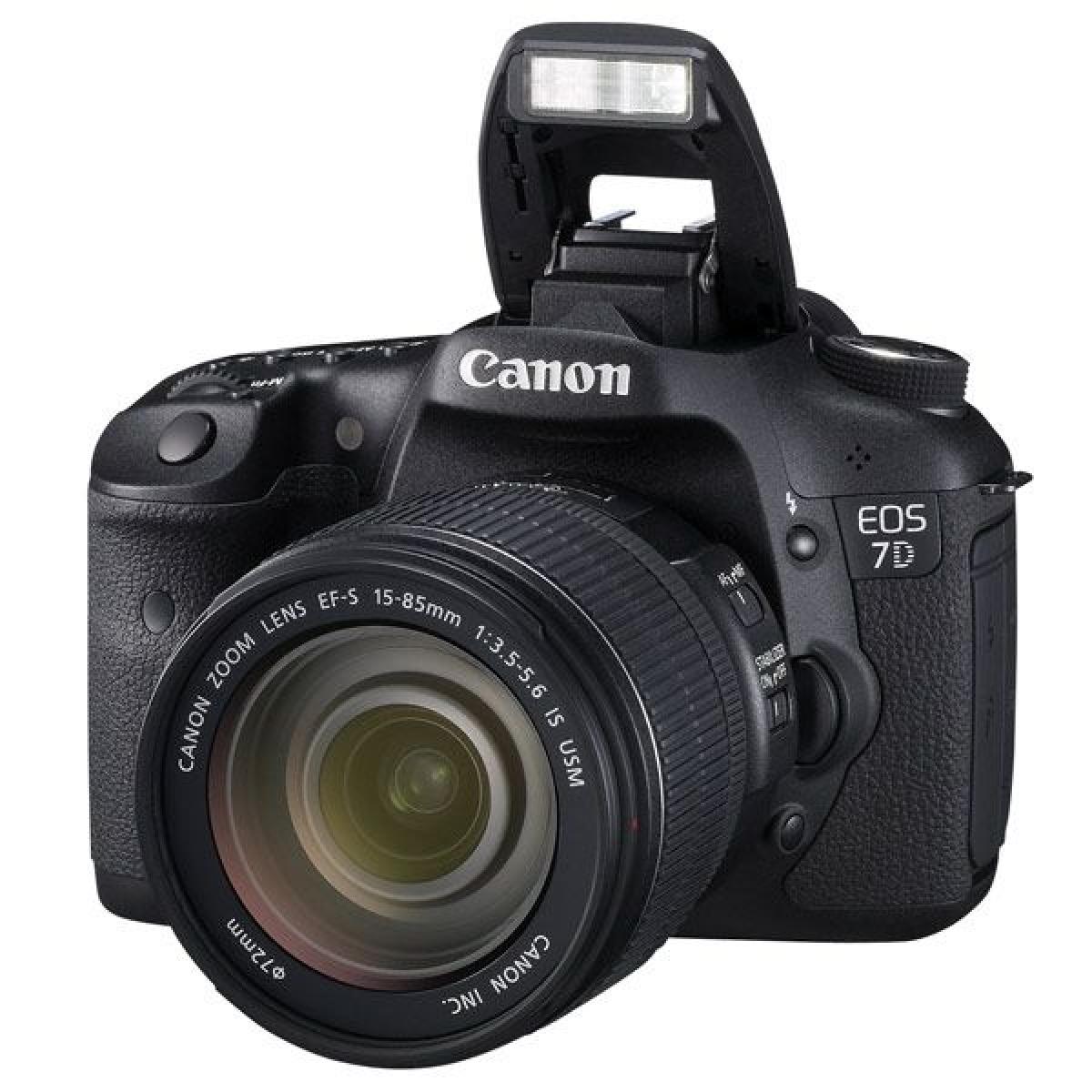 Фотоаппарат зеркальный Canon EOS 7D [15-85] Чёрный купить недорого в  каталоге интернет магазина Домотехника Фото отзывы обзоры описание  Владивосток