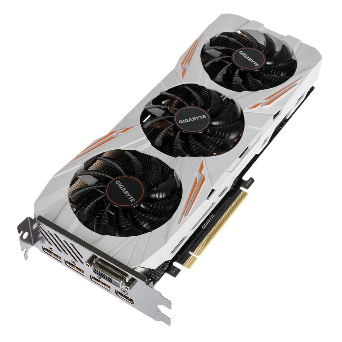 Видеокарта NV GeForce Gigabyte GTX1080Ti 11Gb GAMING OC-11GD Белый купить  недорого в каталоге интернет магазина Домотехника Фото отзывы обзоры  описание Владивосток