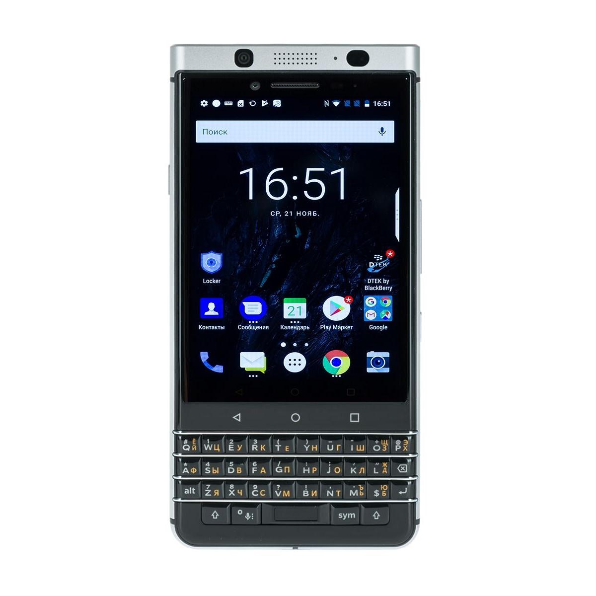 Смартфон Blackberry KeyOne Silver Серый купить недорого в каталоге интернет  магазина Домотехника Фото отзывы обзоры описание Владивосток