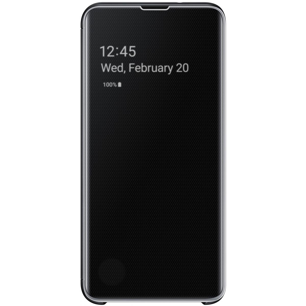 Чехол Samsung Galaxy S10 Clear View Cover Чёрный купить недорого в каталоге  интернет магазина Домотехника Фото отзывы обзоры описание Владивосток