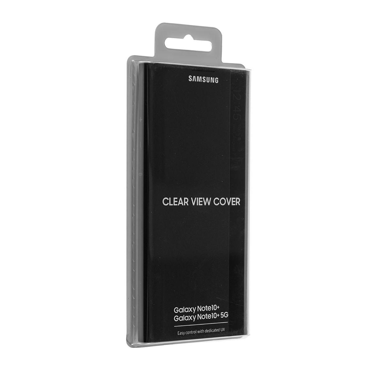 Чехол Samsung Galaxy Note10+ Clear View Cover Чёрный купить недорого в  каталоге интернет магазина Домотехника Фото отзывы обзоры описание  Владивосток