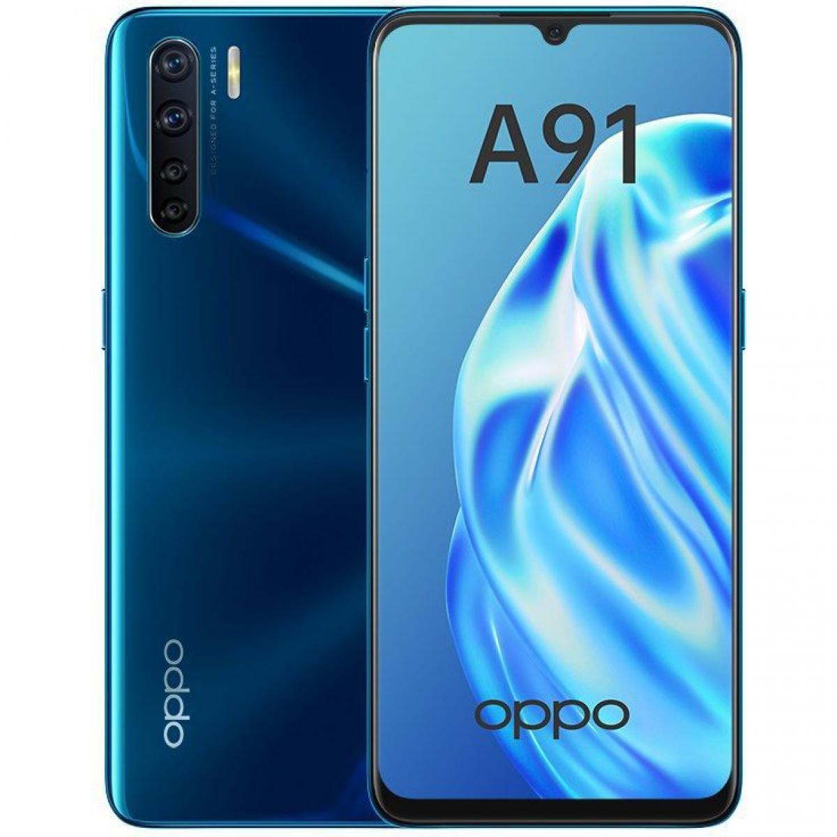 Смартфон OPPO A91 Синий купить недорого в каталоге интернет магазина  Домотехника Фото отзывы обзоры описание Владивосток