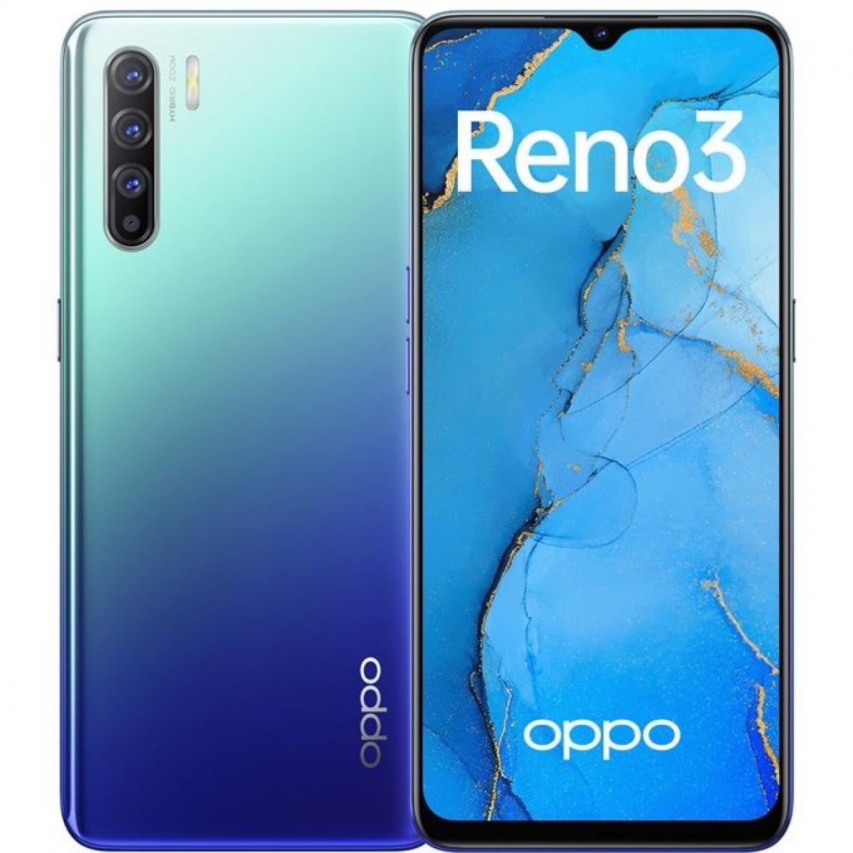 Смартфон OPPO RENO 3 Синий купить недорого в каталоге интернет магазина  Домотехника Фото отзывы обзоры описание Владивосток