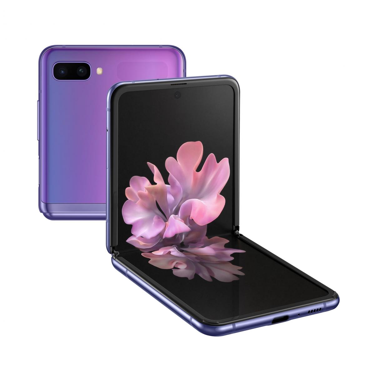 Смартфон Samsung Galaxy Z Flip SM-F700FZPDSER Purple Фиолетовый купить  недорого в каталоге интернет магазина Домотехника Фото отзывы обзоры  описание Владивосток