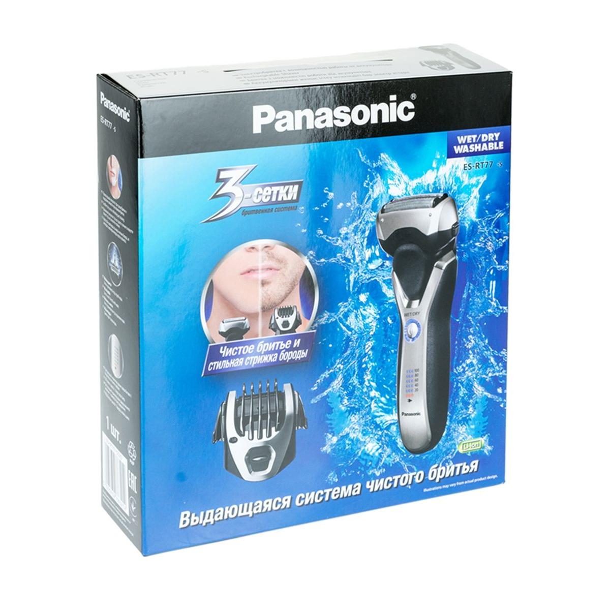 Сеточная бритва отзывы. Panasonic es-rt77-s520.