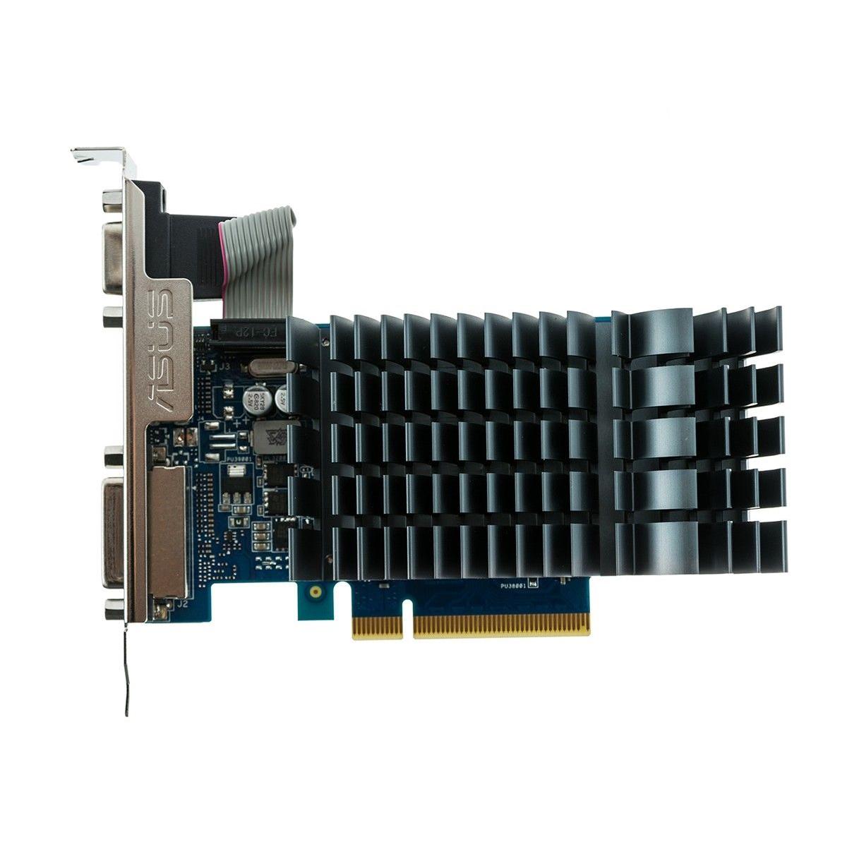 Видеокарта NV GeForce Asus NV GT710 2048Mb [710-2-SL] Чёрный купить  недорого в каталоге интернет магазина Домотехника Фото отзывы обзоры  описание Владивосток