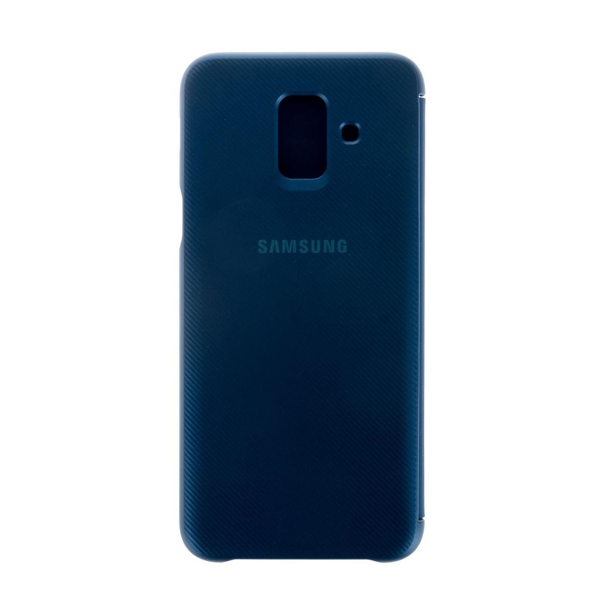 Чехол Samsung Galaxy A6 WalletCover Синий купить недорого в каталоге  интернет магазина Домотехника Фото отзывы обзоры описание Владивосток