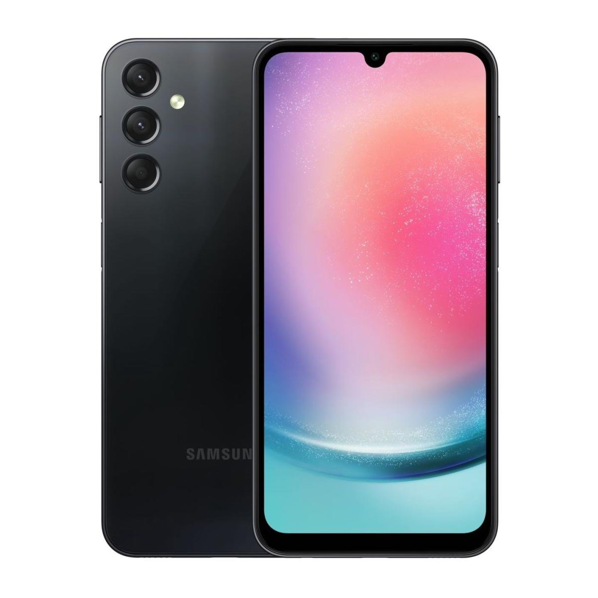 Смартфон Samsung Galaxy A24 4/128Gb Чёрный купить недорого в каталоге  интернет магазина Домотехника Фото отзывы обзоры описание Владивосток