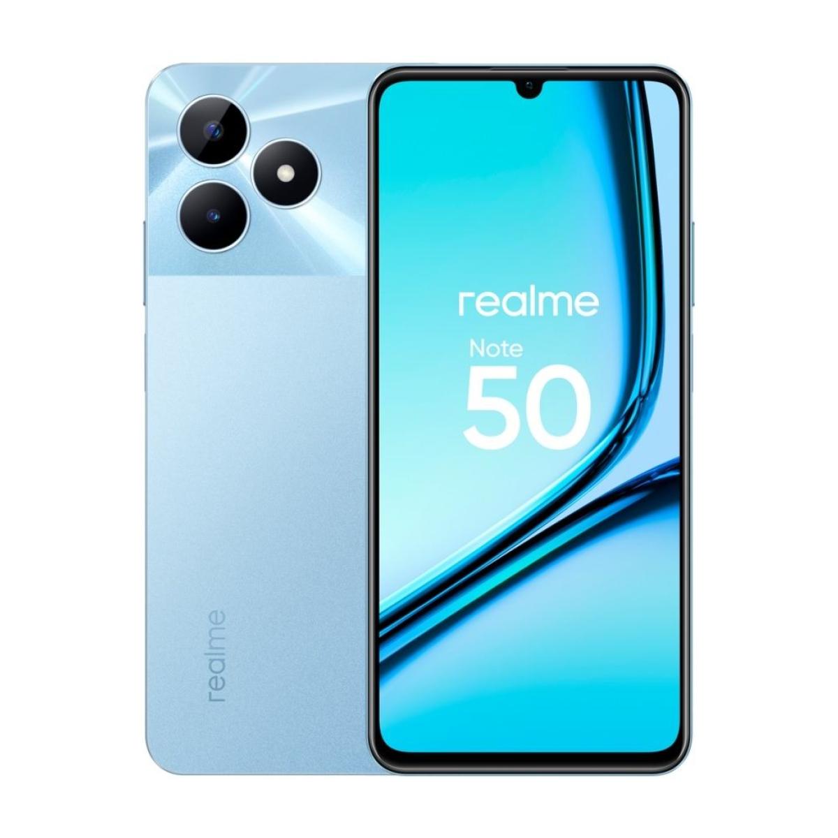 Смартфон Realme Note 50 3/64GB Голубой купить недорого в каталоге интернет  магазина Домотехника Фото отзывы обзоры описание Владивосток