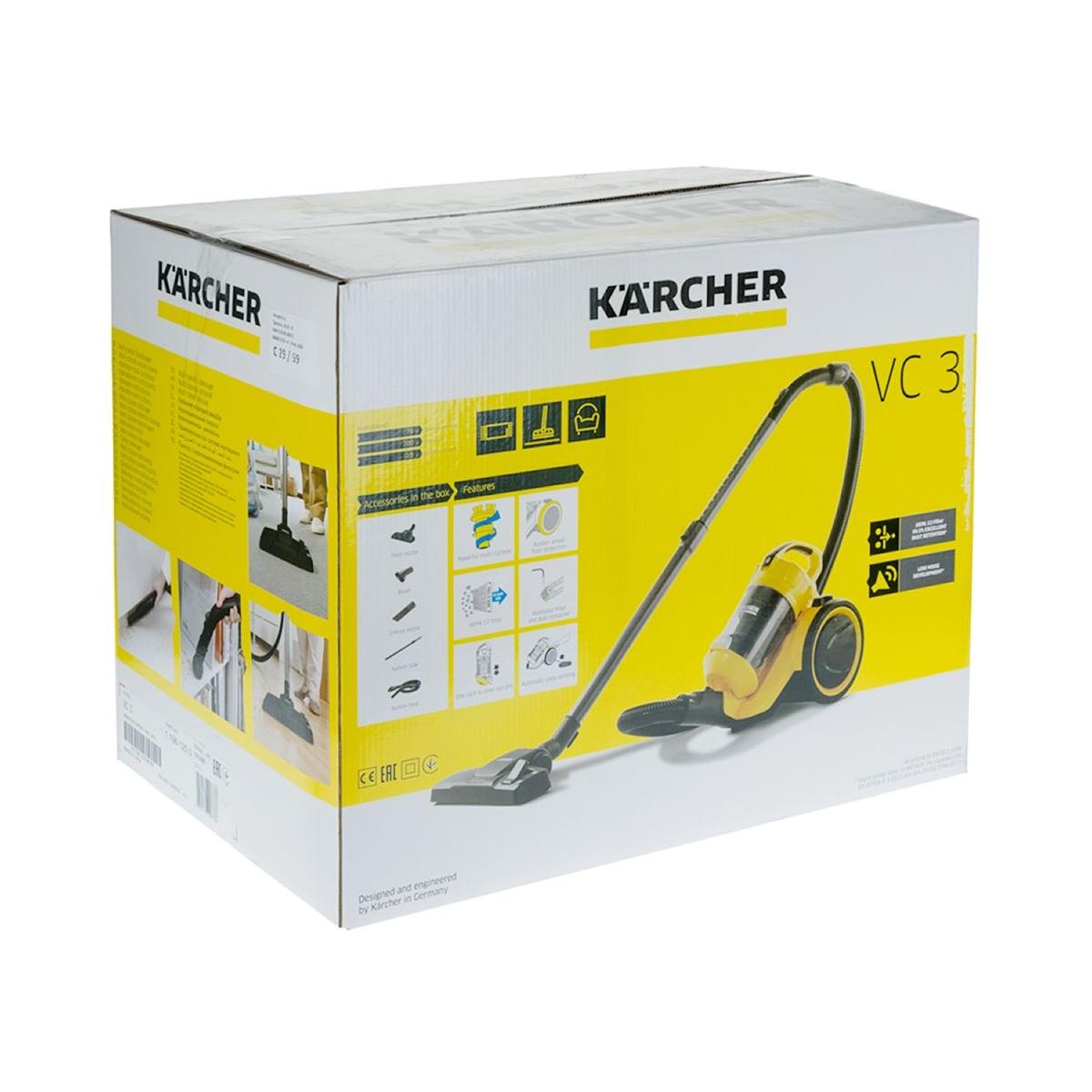 Пылесос с контейнером для пыли Karcher VC 3 купить недорого в каталоге  интернет магазина Домотехника Фото отзывы обзоры описание Владивосток